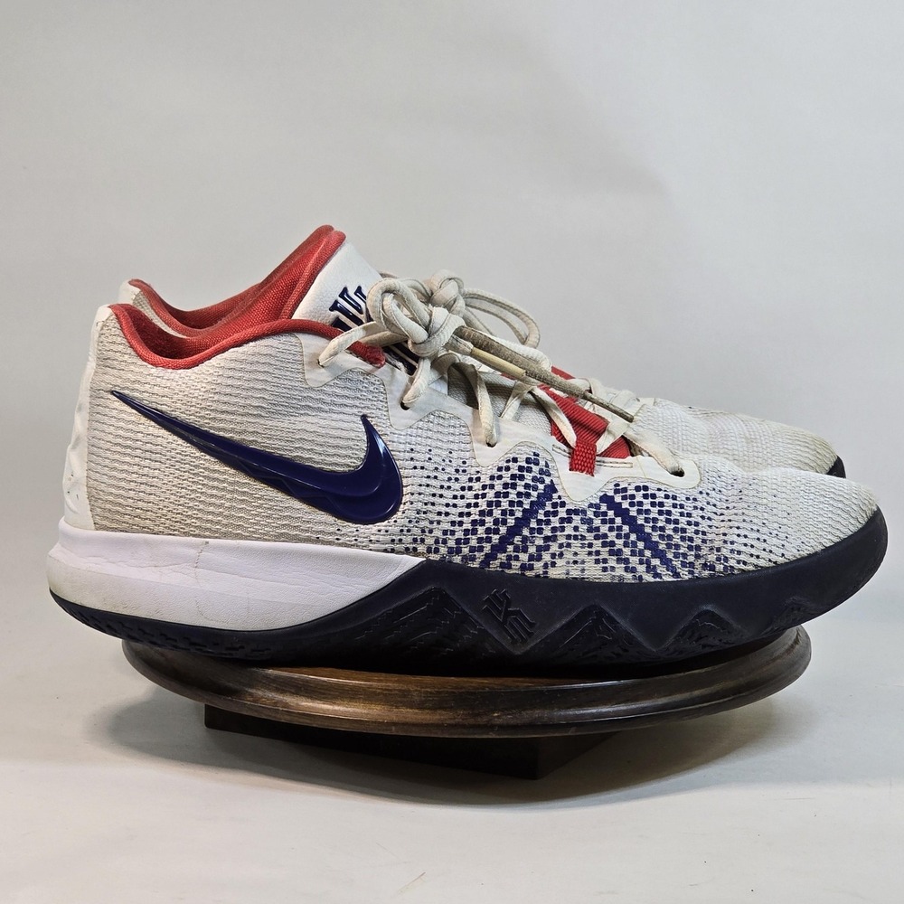 Nike Kyrie Flytrap USA Shoes Mens Size 11 White Basketball AA7071-146 Sneakers